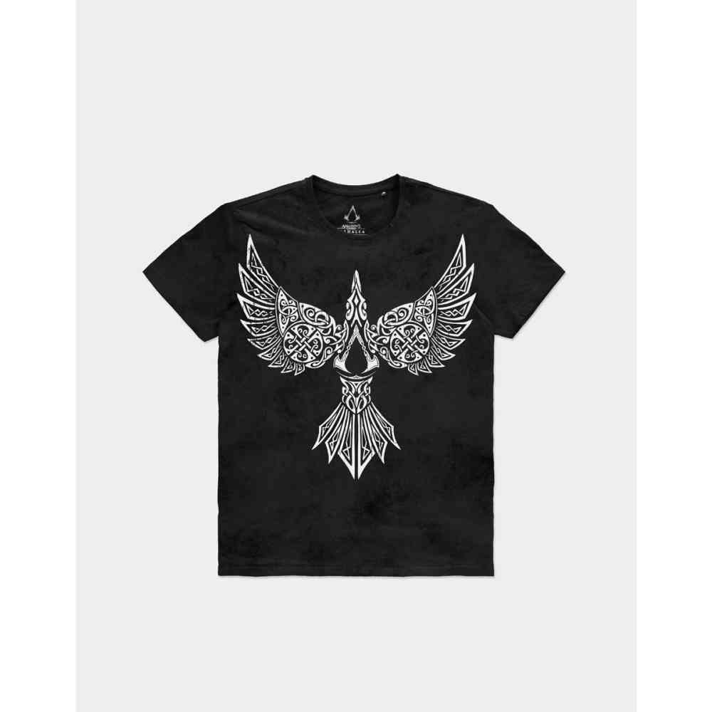 Assassin's Creed - Valhalla Raven Herren TShirt - Schwarz